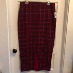 Old Navy Ling Skirt Plaid Size L Tall